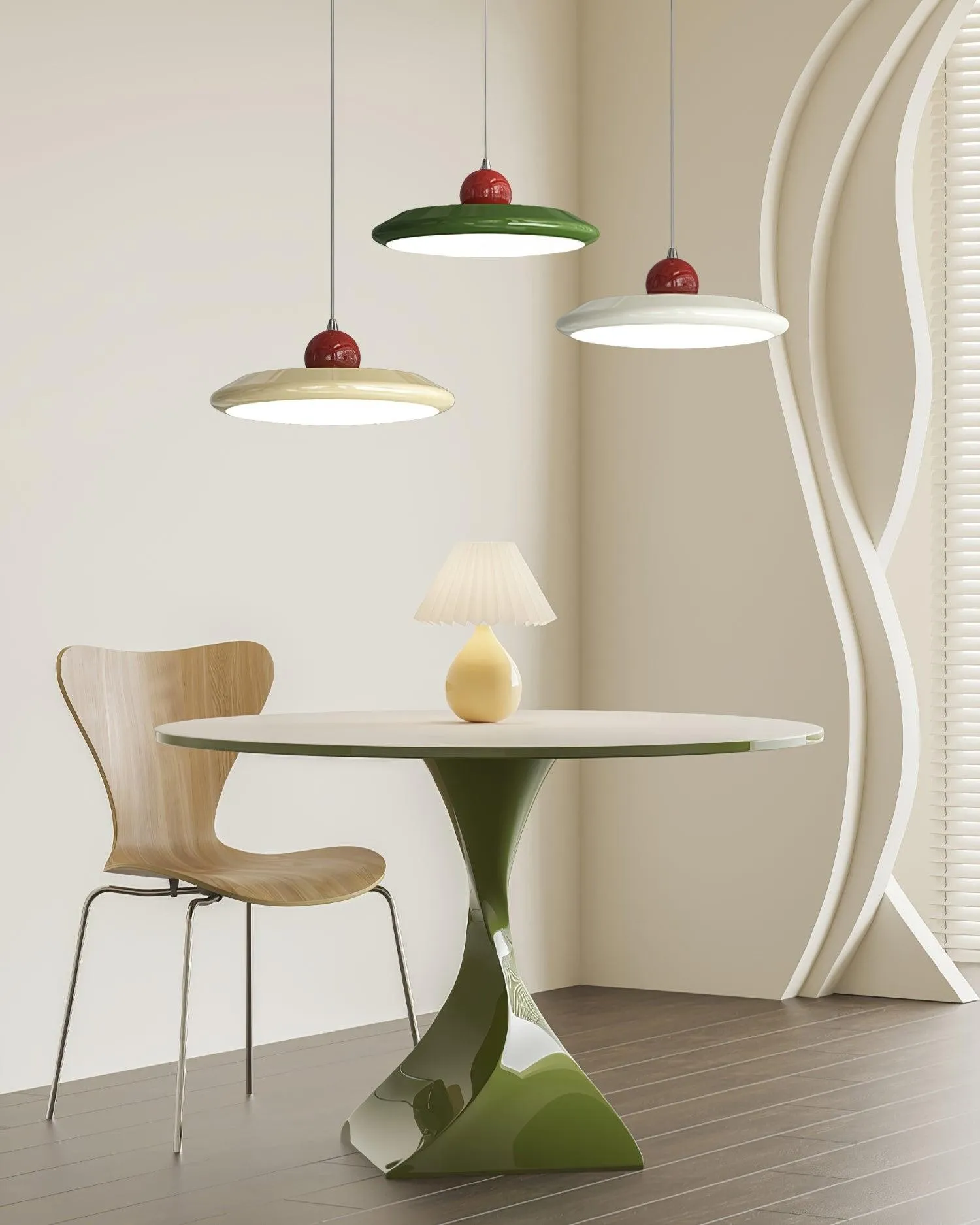 High-Grade Flying Saucer Swing Arm Pendant Lamp KL250