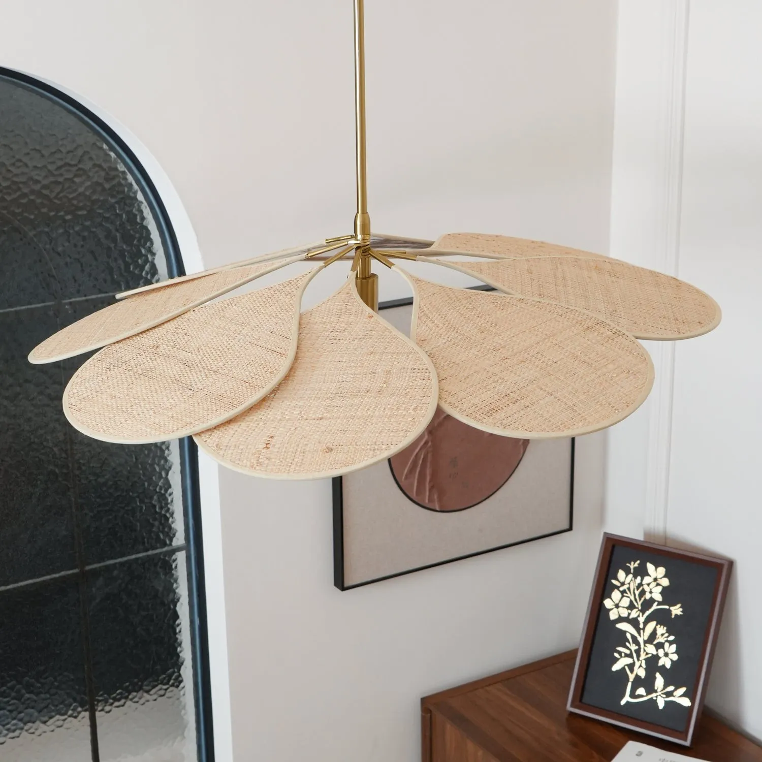 Petals Bloom Rattan Pendant Lamp KL574