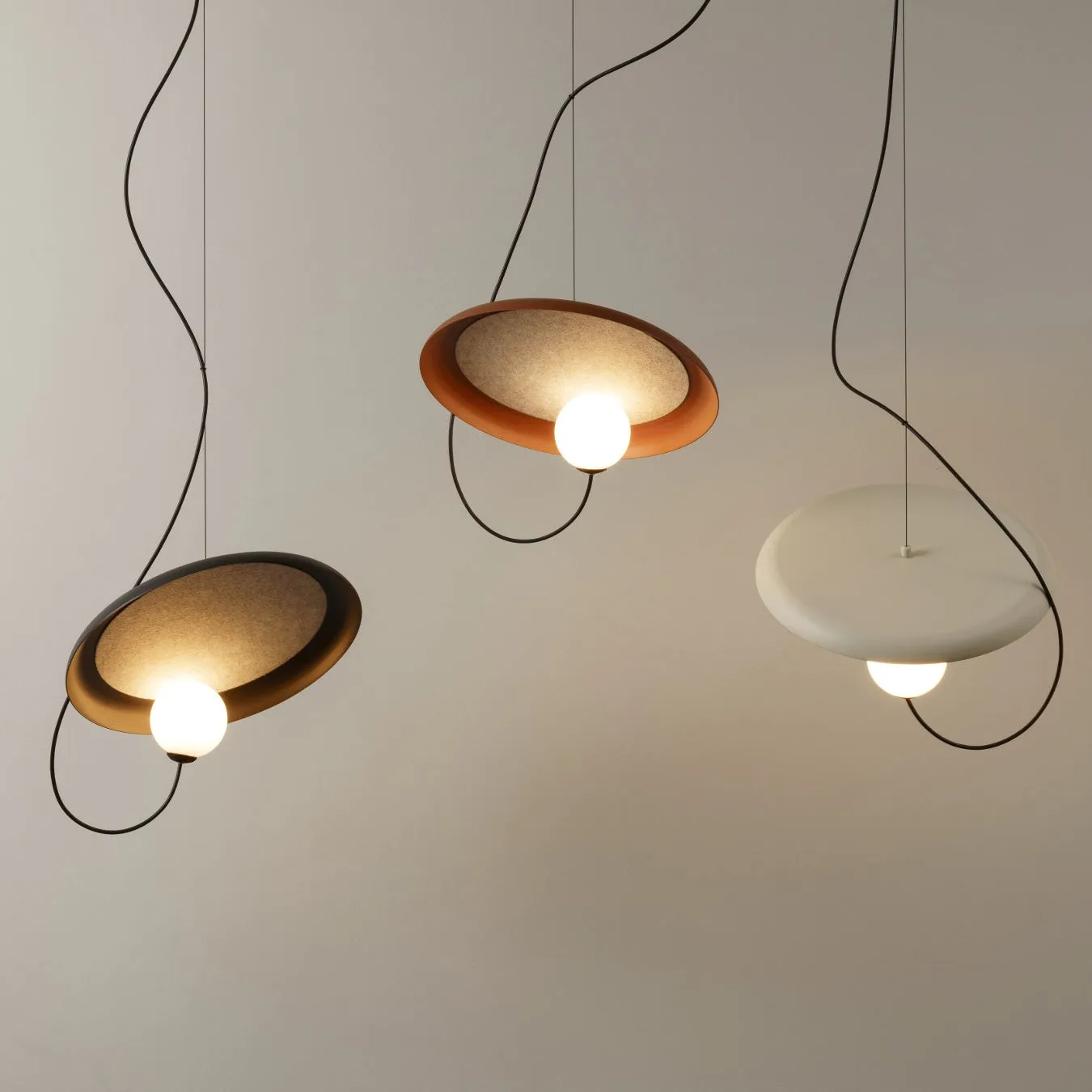 Acoustic Disc Pendant Lamp D448