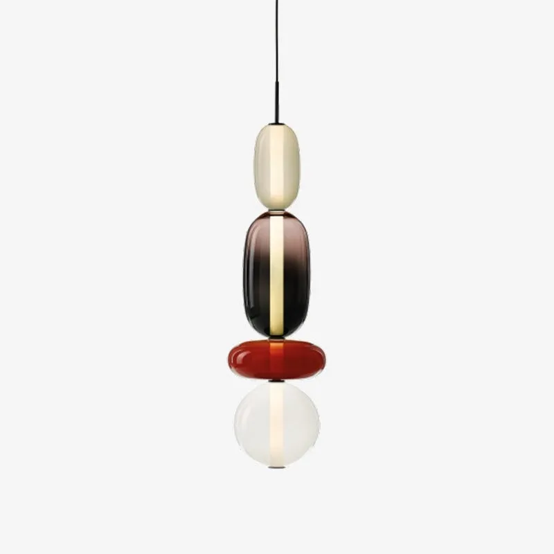 Nordic Art Deco Stained Glass Pendant Light KL182