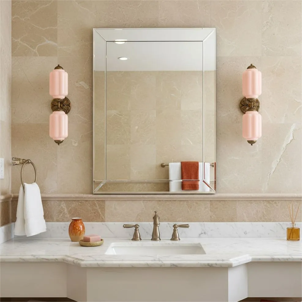Eloise Pumkin Glass Vanity Sconce KL856