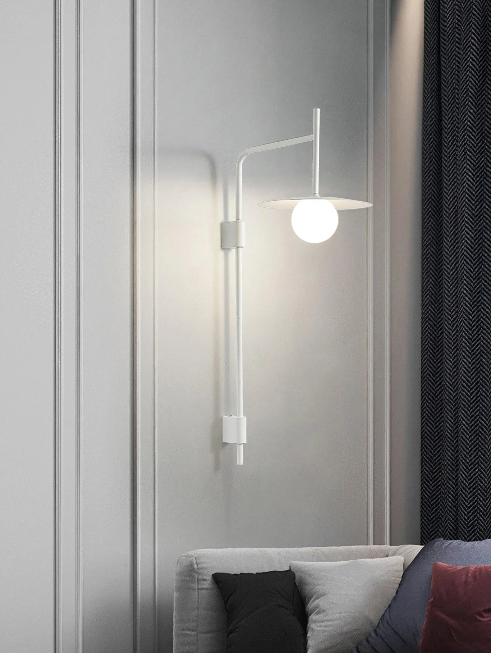 Nordic Swing Arm Wall Lamp for Living Room KL831