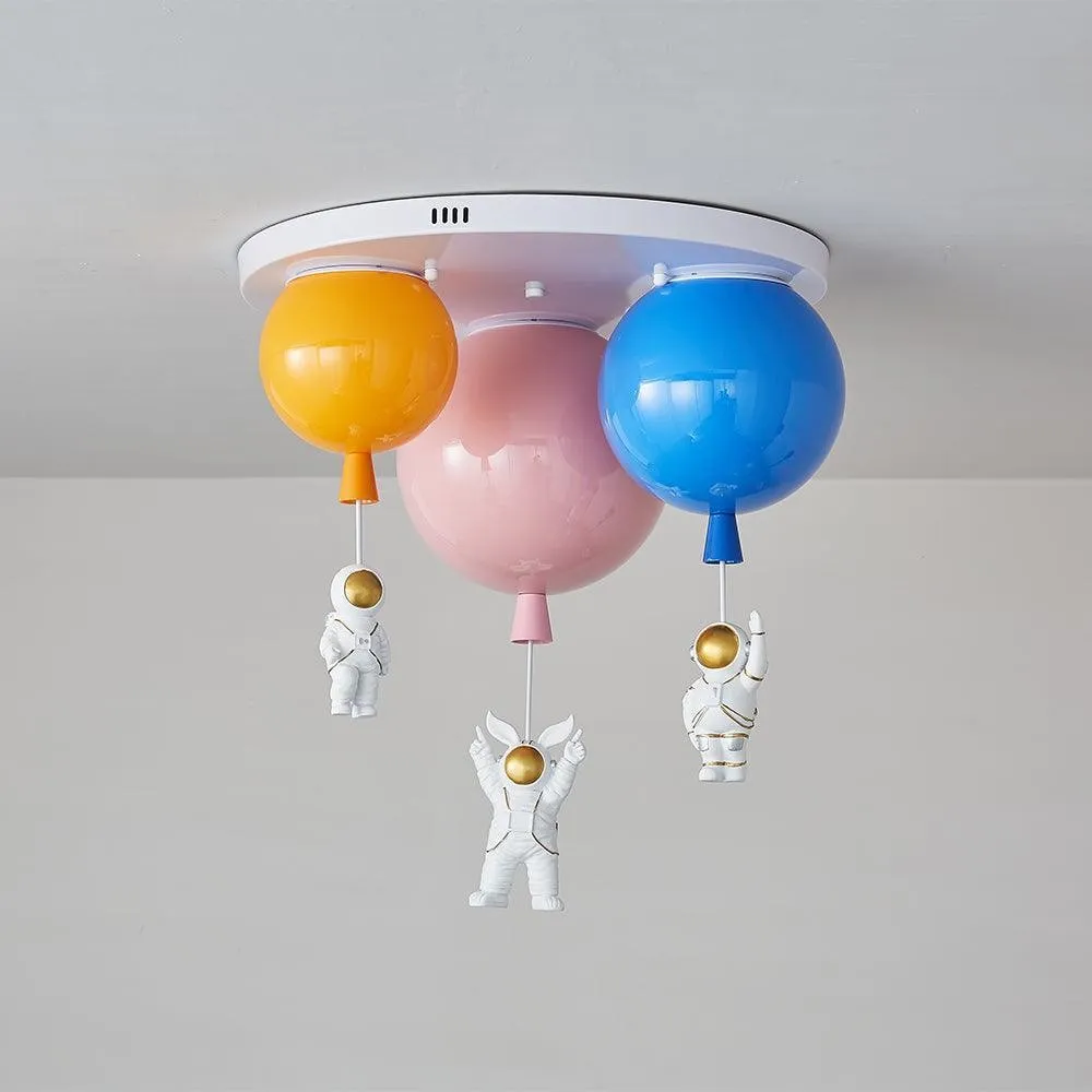 Astronaut Glossy Balloon Ceiling Lamp KL231