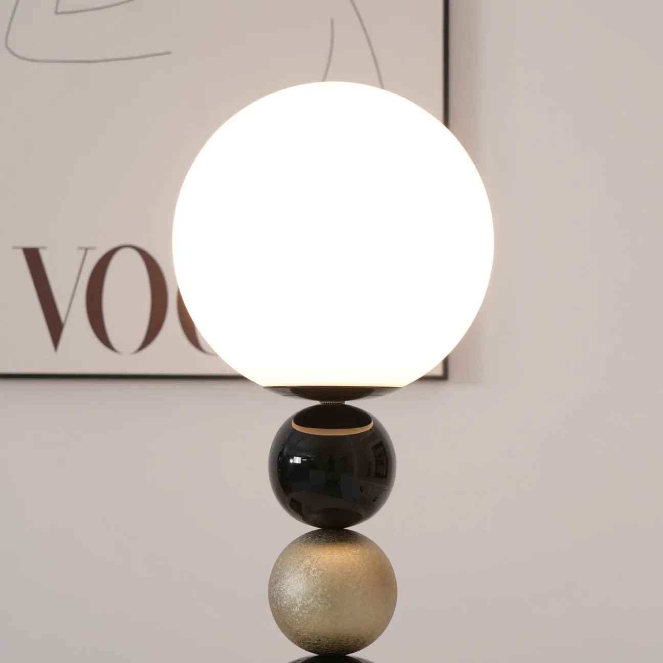 Coloful Stacked Round Ball Table Lamp KL157