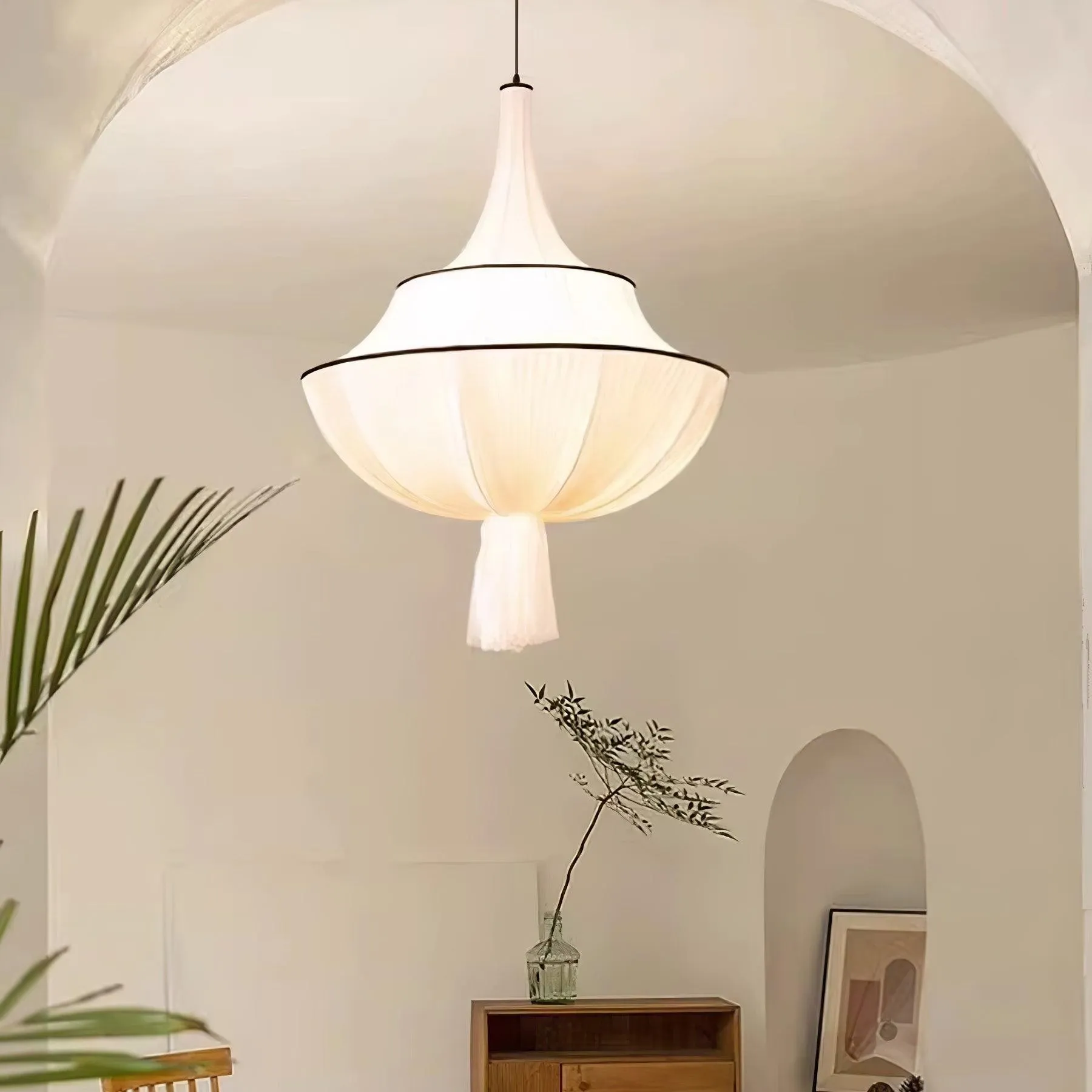 Fabric Art Decorative Pendant Lamp KL483