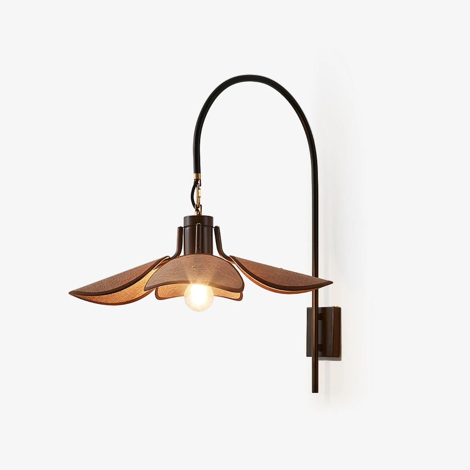Retro Wabi-Sabi Style Petal Bloom Wall Lamp KL573