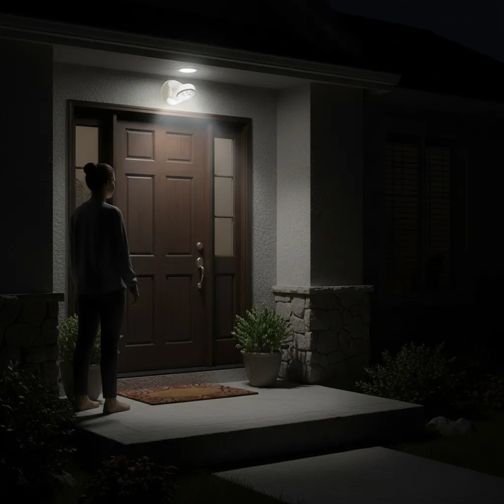 Adjustable Motion Sensor LED Wall Light KL179