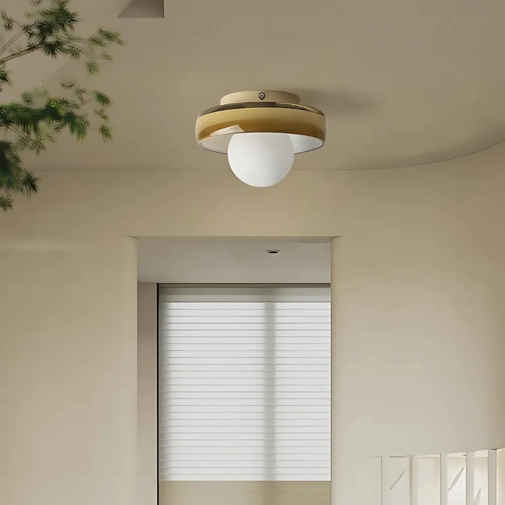 Colorful Glass Disc Orb Wall Ceiling Lamp KL915