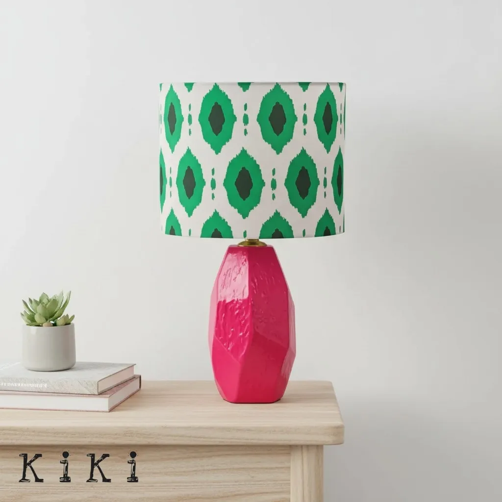 Arivane Artistic Ceramic Table Lamp - Modern Decorative Lighting for Bedroom or Office KL2341