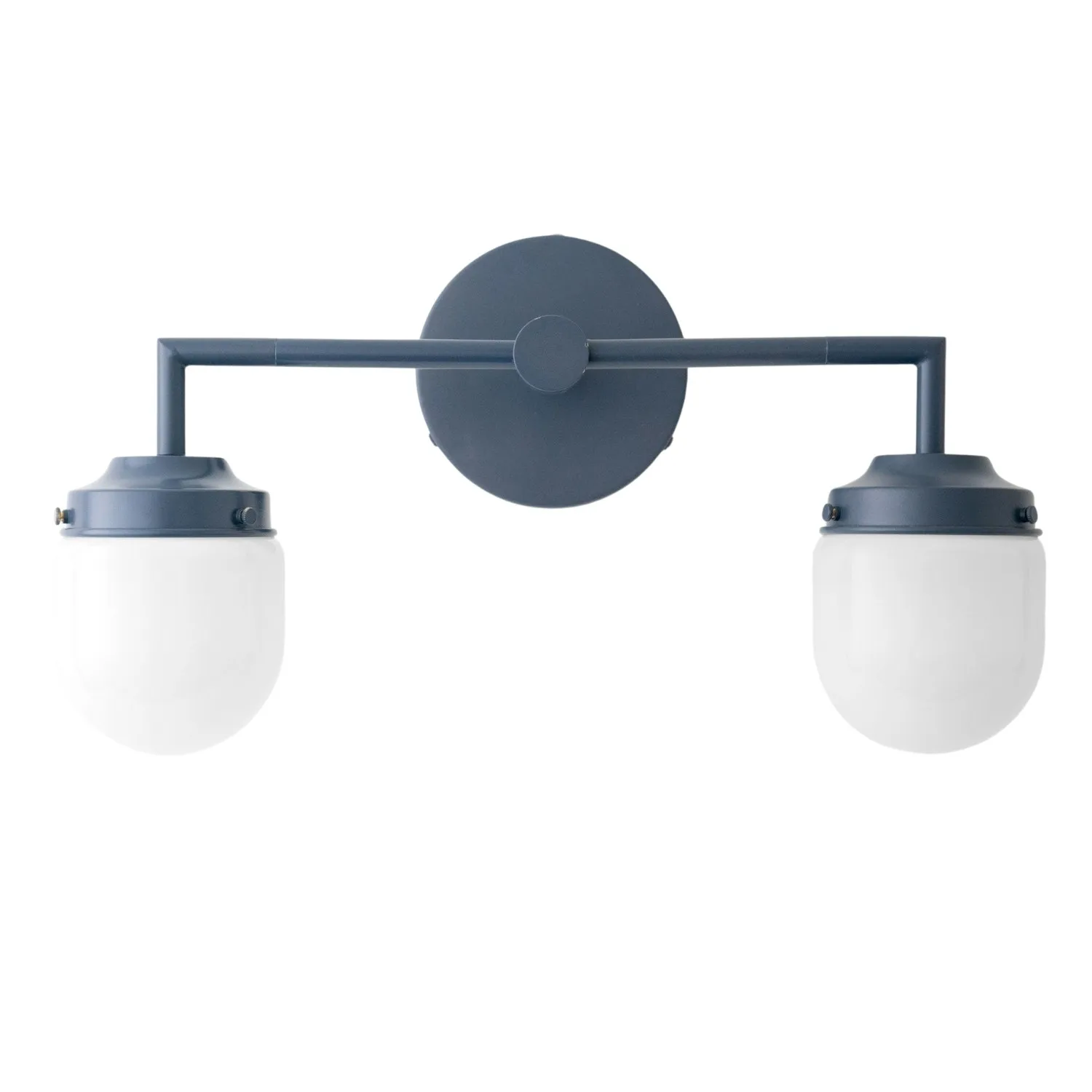 Opalume Glass Double Vanity Light - Vintage Style Bathroom Double Wall Lighting KL1430