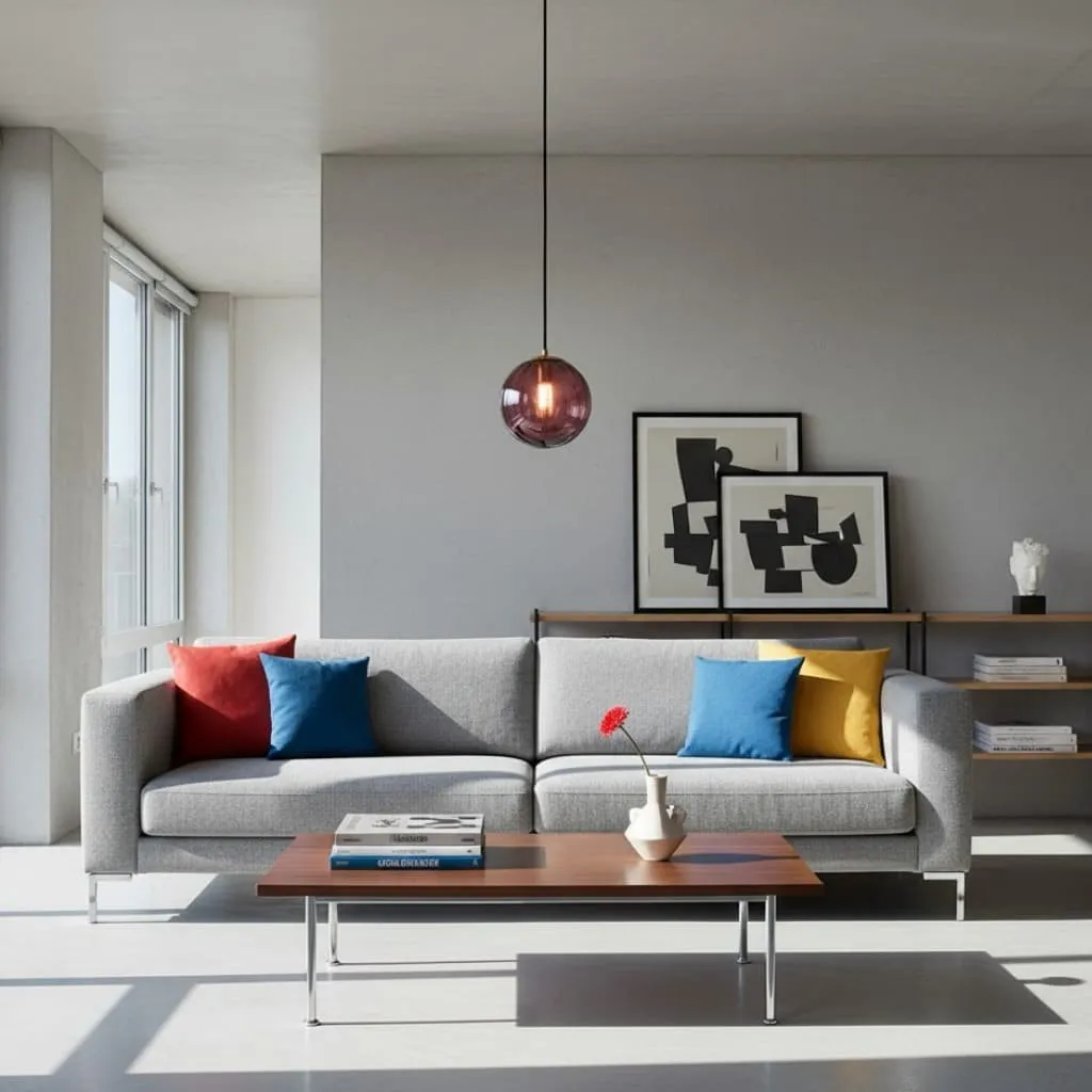 Lunorie Modern Sculptural Glass Globe Pendant Light for Dining Room and Kitchen Lighting KL2131
