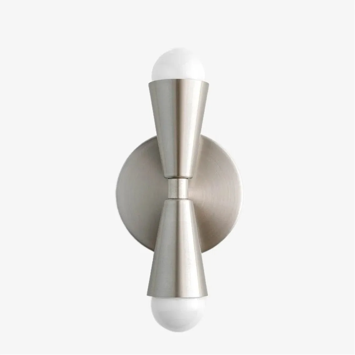 Pyralis Dual Lights Streamlined Metal Wall Lamp - Contemporary Light for Bedroom or Hallway KL1457