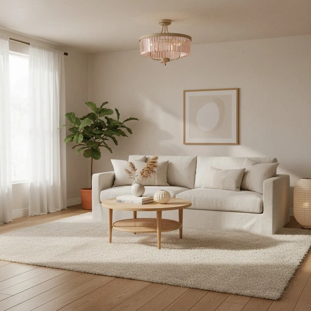 Beveline 3 Light Round Semi Flush - Faceted Cut Glass Shade Metal Finish for Hallways and Bedrooms KL1833