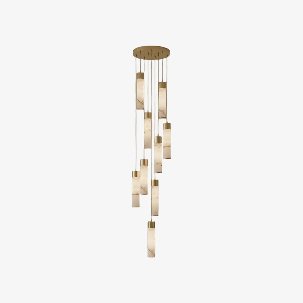 Solaryx Minimal Cylindrical Silhouette Pendant Light - Modern Style Lamp for Kitchen KL2282