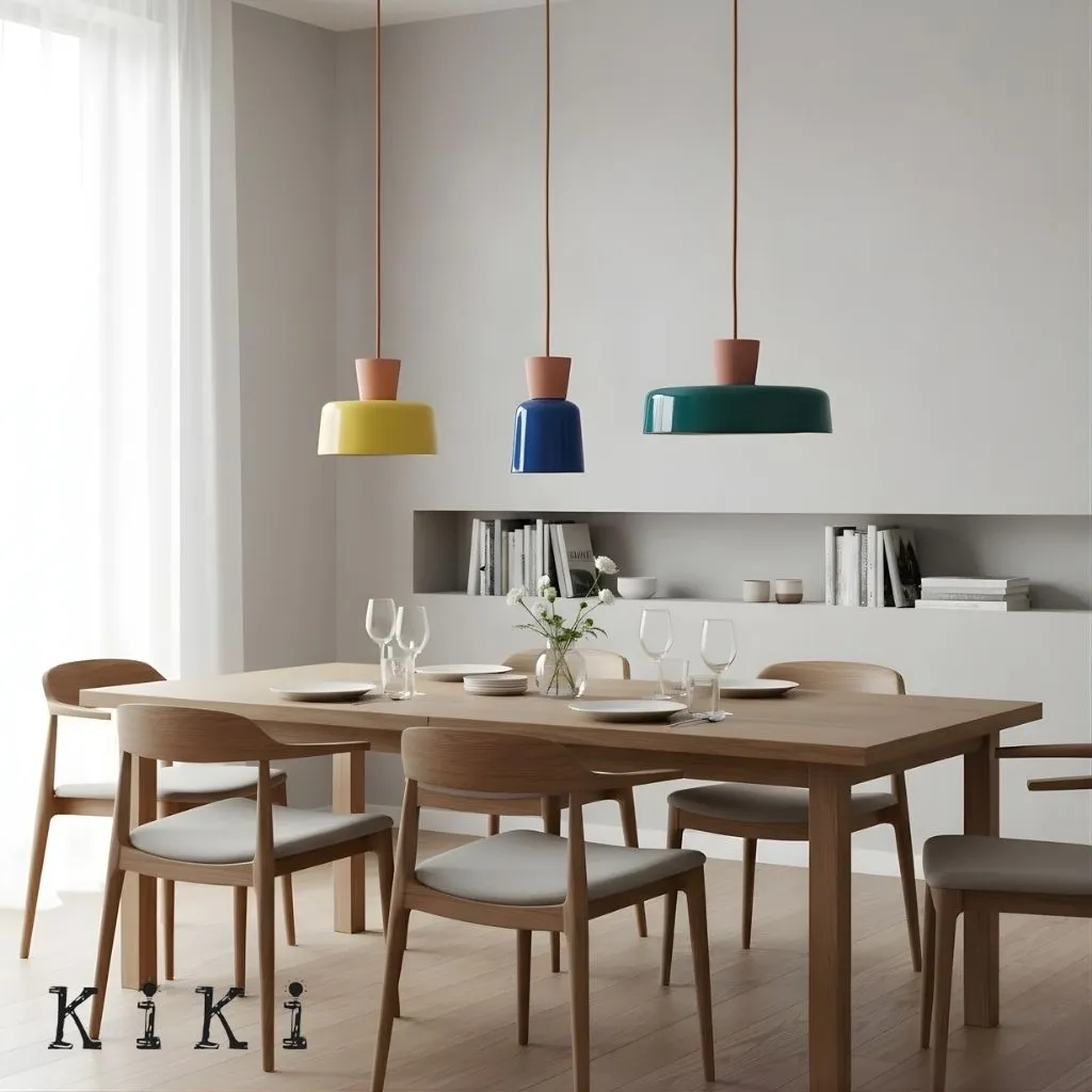 Chromara Bowl Pendant Light - Elegant Retro Colorful Pendant Light for Kitchen KL2311