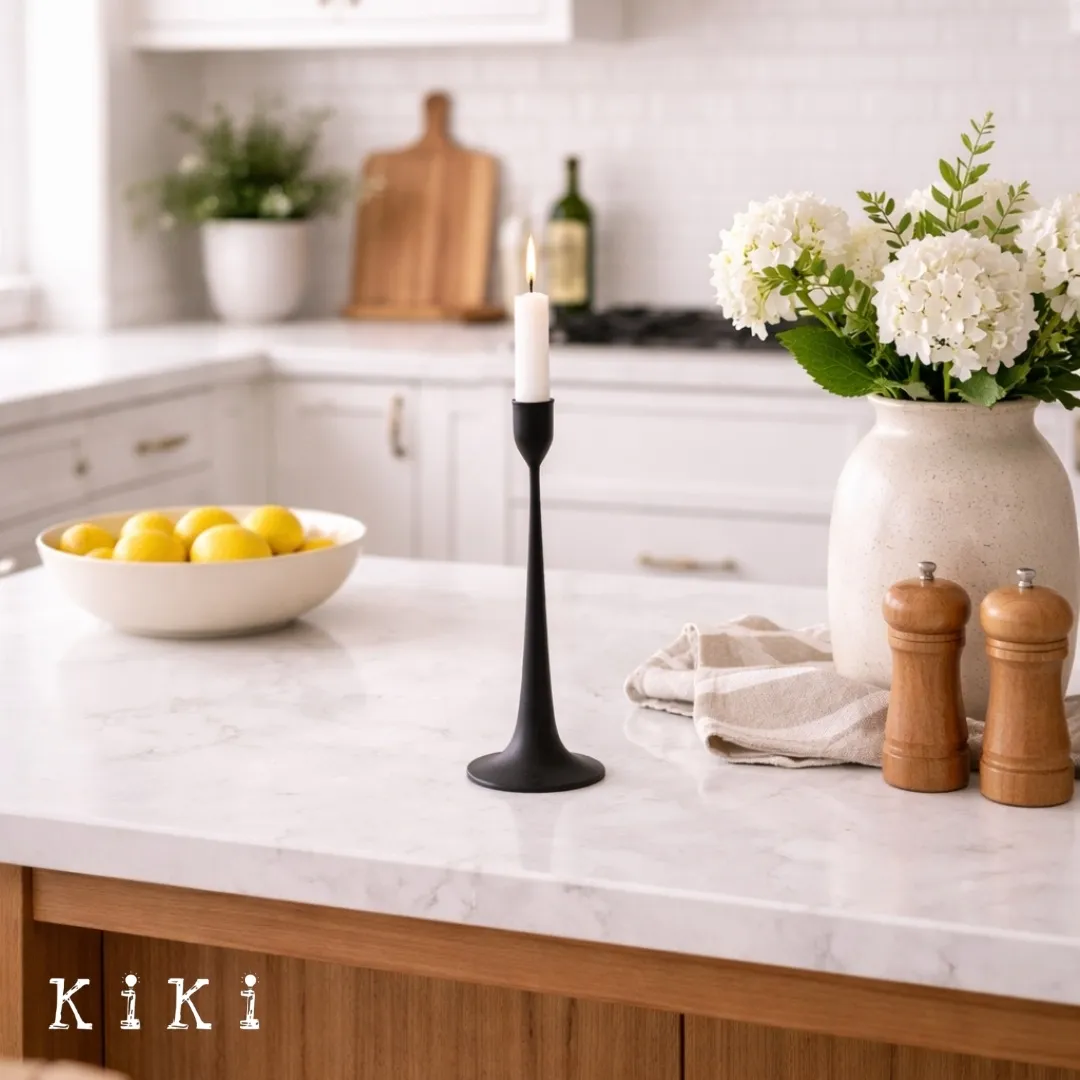 Tegna Modern Tall Candle Holders Elegant Slim Profile Design - Centerpiece And Interior Styling KL2349