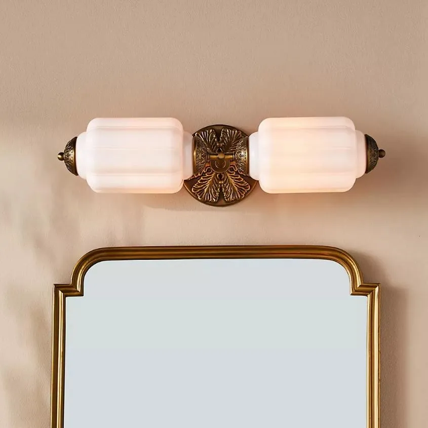 Eloise Pumkin Glass Vanity Sconce KL856