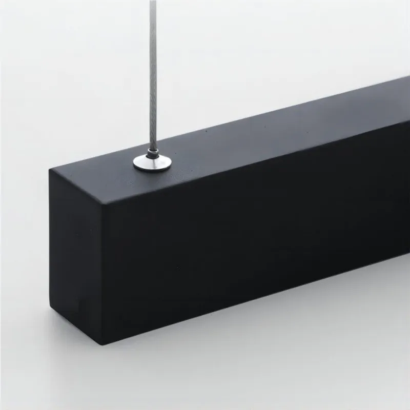 Industrial Metal LED Horizontal Linear Chandelier KL107