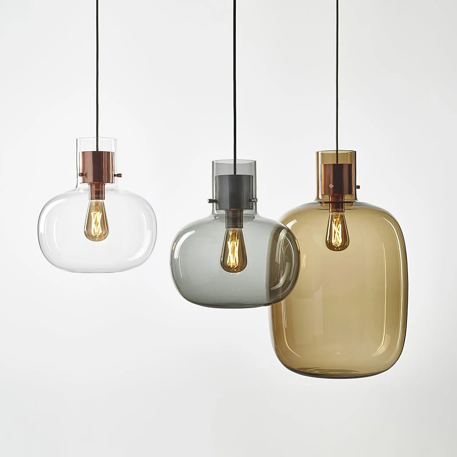 Nordic Minimalist Luxury Personality Glass Pendant Light KL276