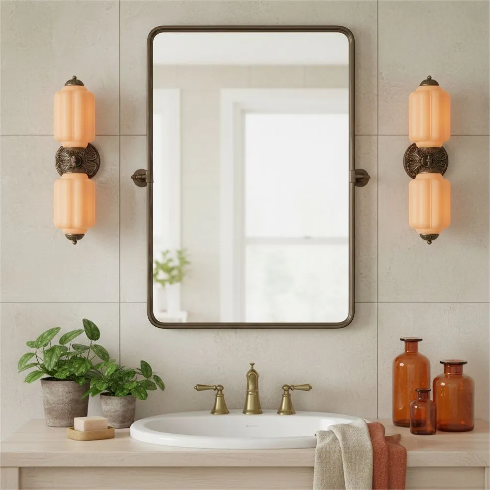 Eloise Pumkin Glass Vanity Sconce KL856