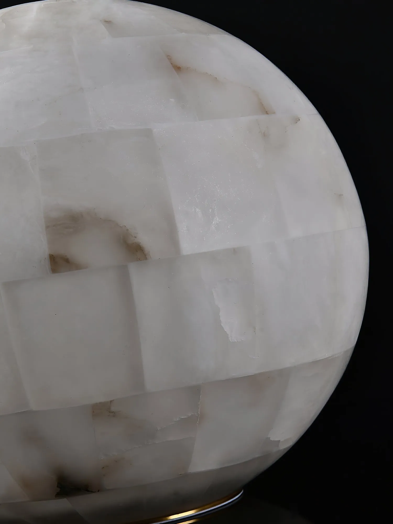 Alabaster Ball Table Lamp D433