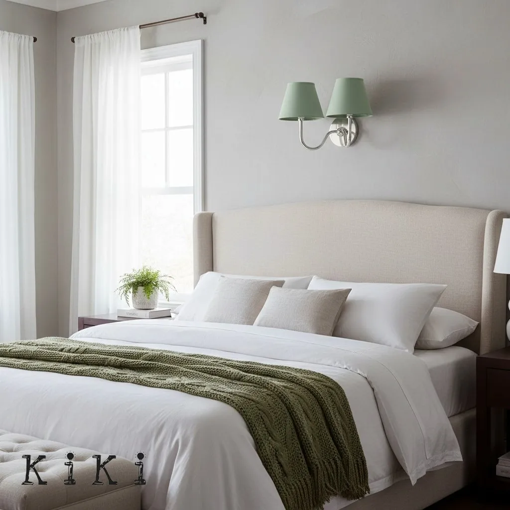 Luvora Vintage Pleated Shade Wall Lamp - Refined Linen Sconce For Bathroom or Corridor KL1272