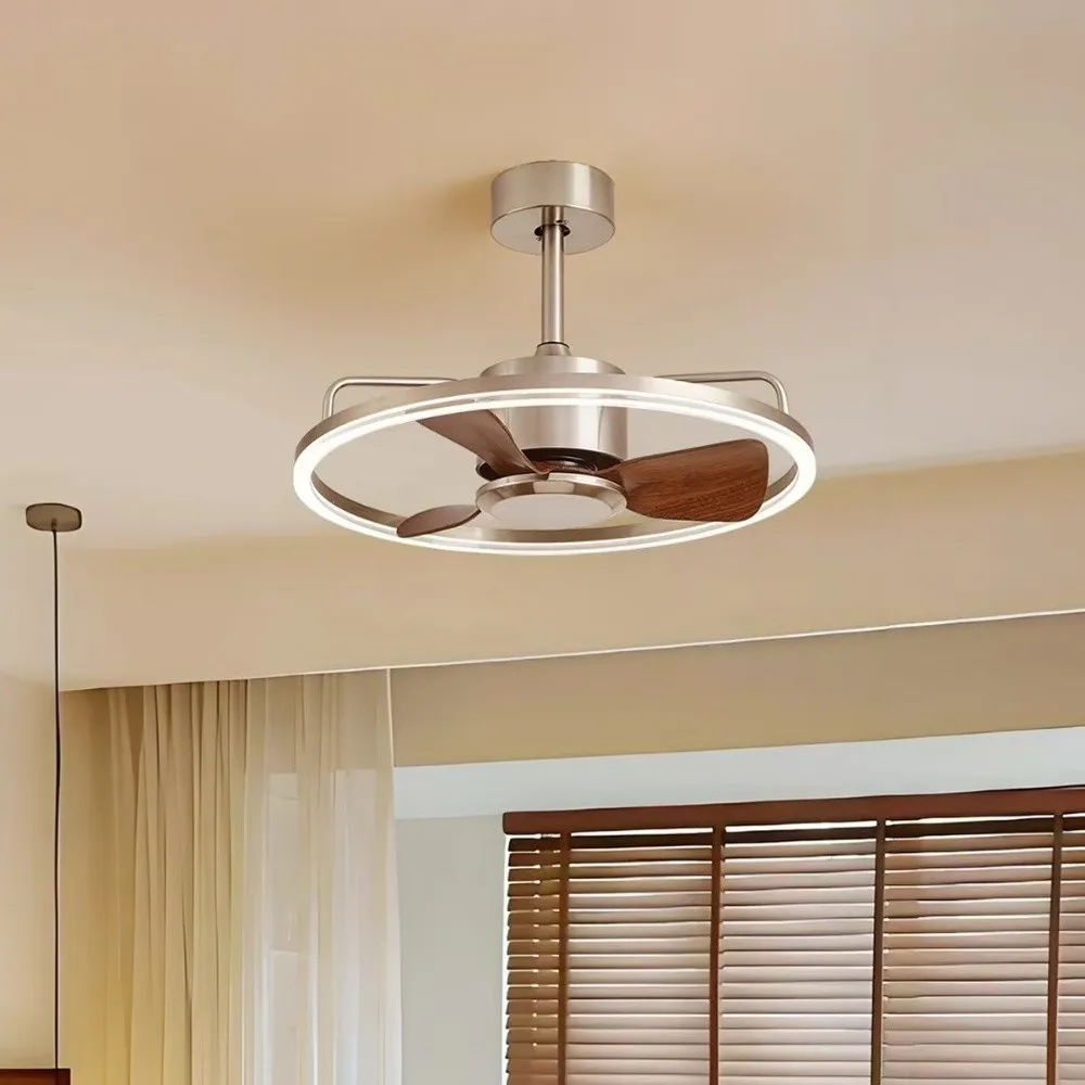 Vintage Bauhaus LED Silent Fan Ceiling Light KL943