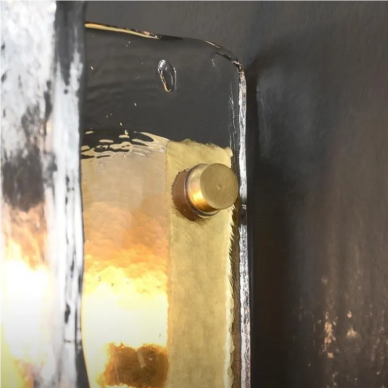 Lumiridge Wall Sconce - Modern Minimalist Metal and Glass Light for Living Room KL2133