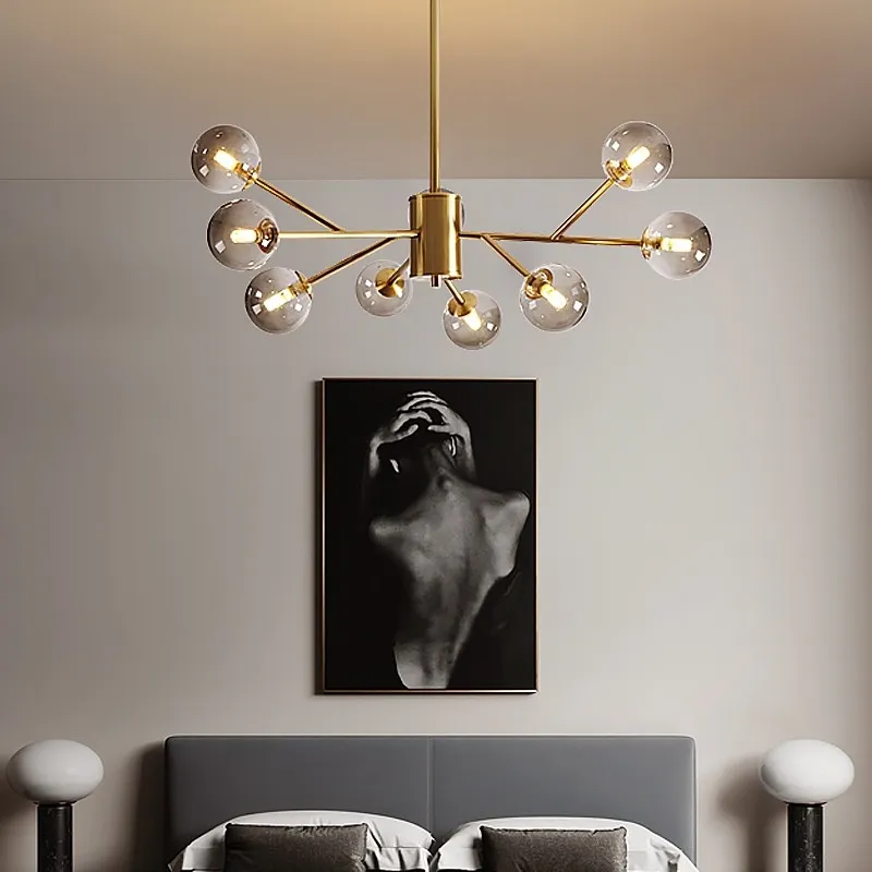 Golden And White Hanging Lamp