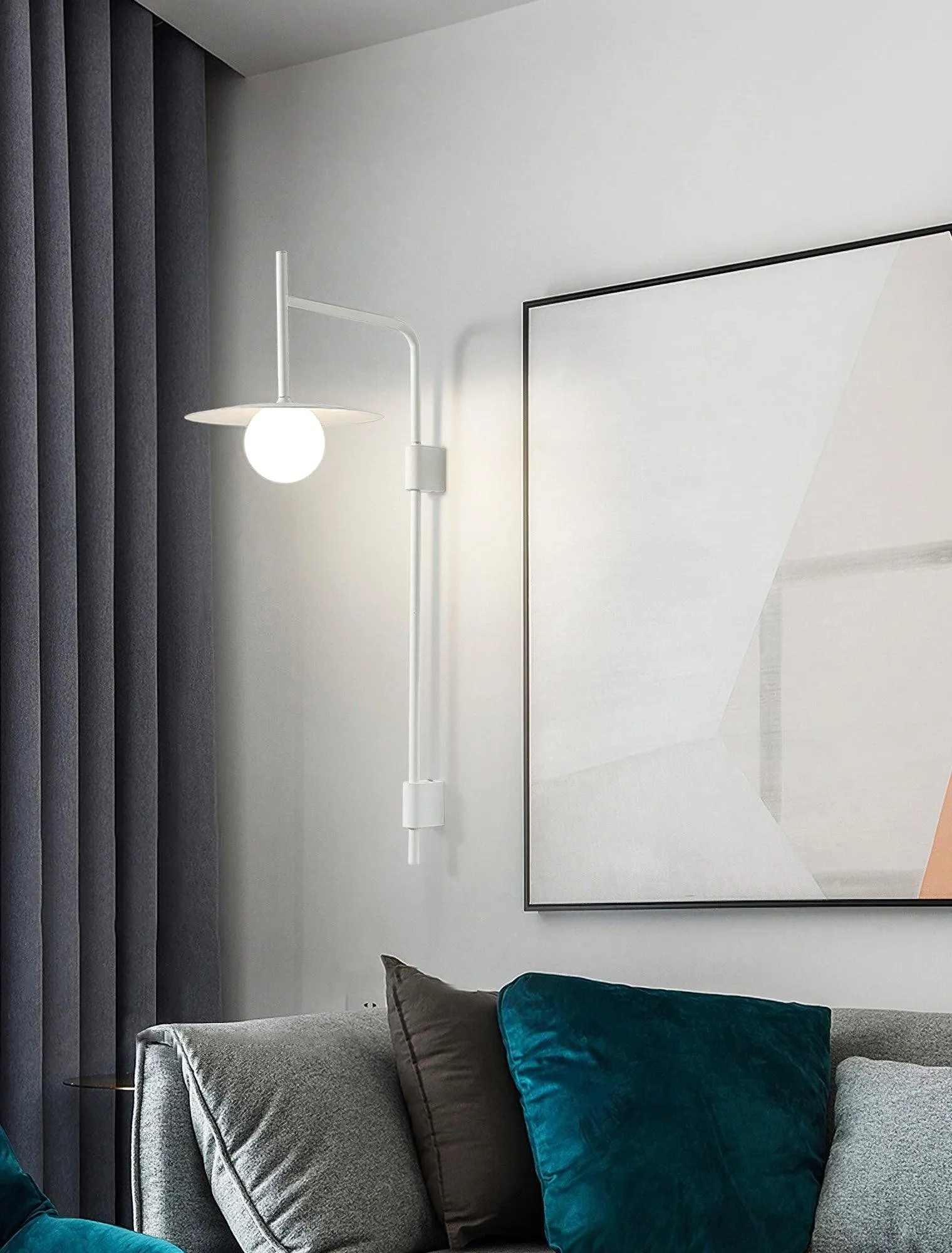 Nordic Swing Arm Wall Lamp for Living Room KL831