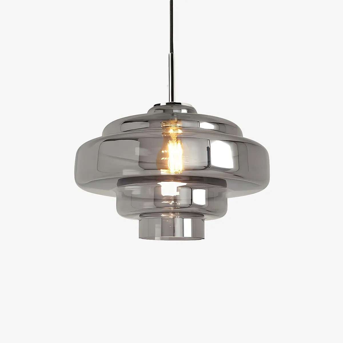Modern Bauhaus Elegant Glass Effect Pendant Light KL1100
