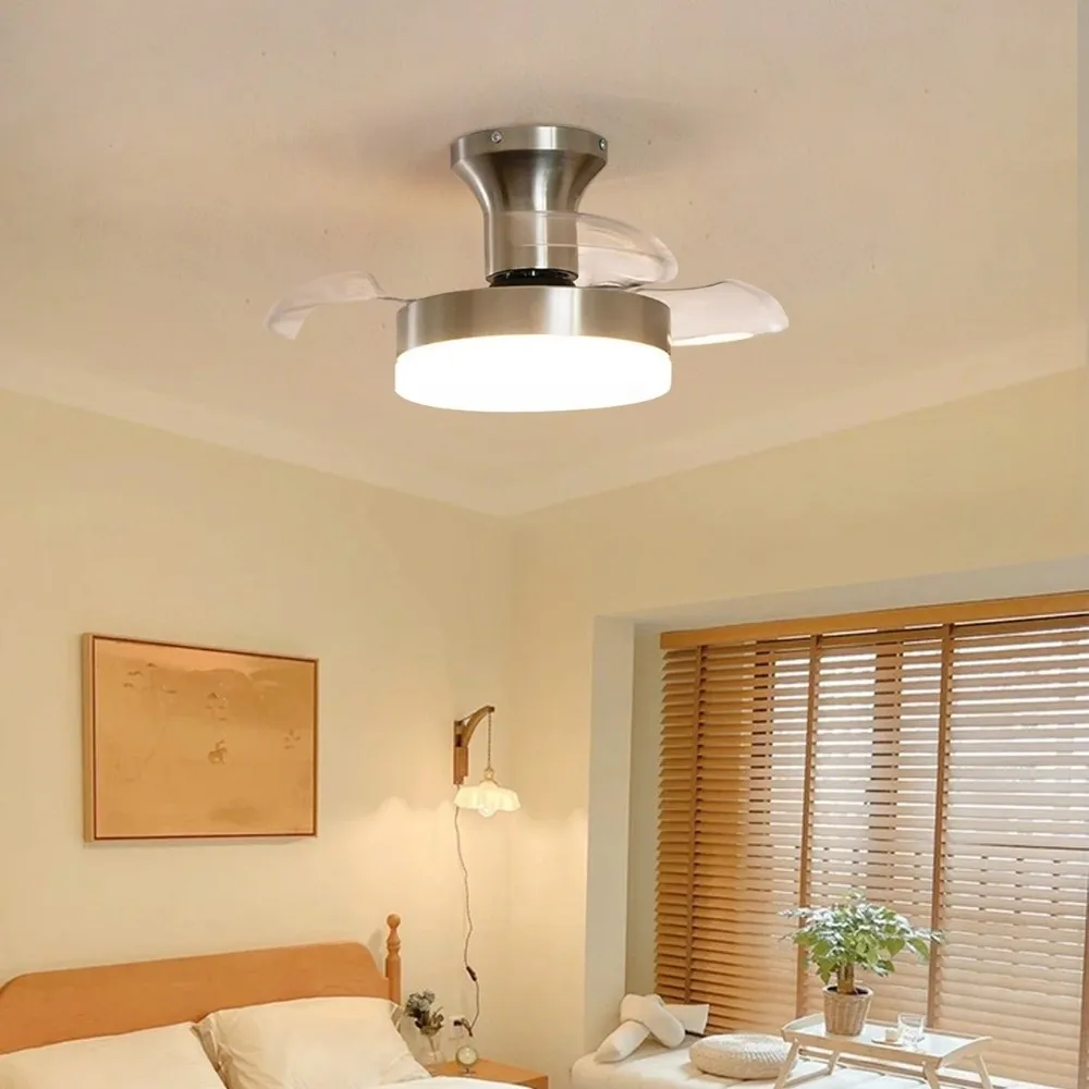 Retro Silent Invisible Led Ceiling Fan Light KL941