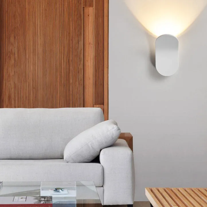 Contemporary Scandinavian Aluminum Arch LED Wall Sconce Lamp KL319
