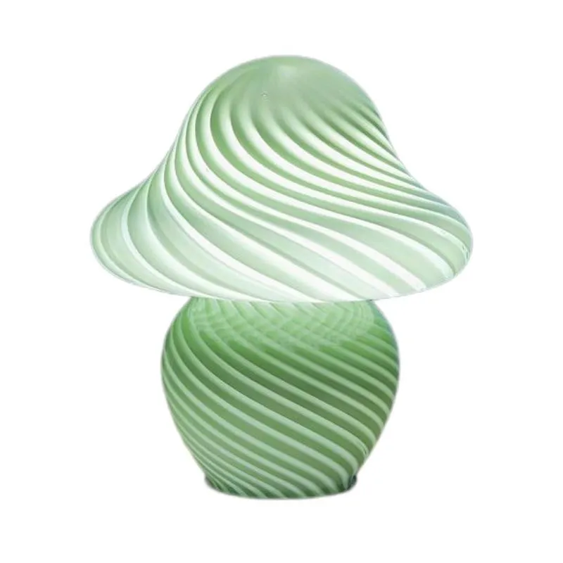 Modern Stained Glass Mushroom Night Light KL33