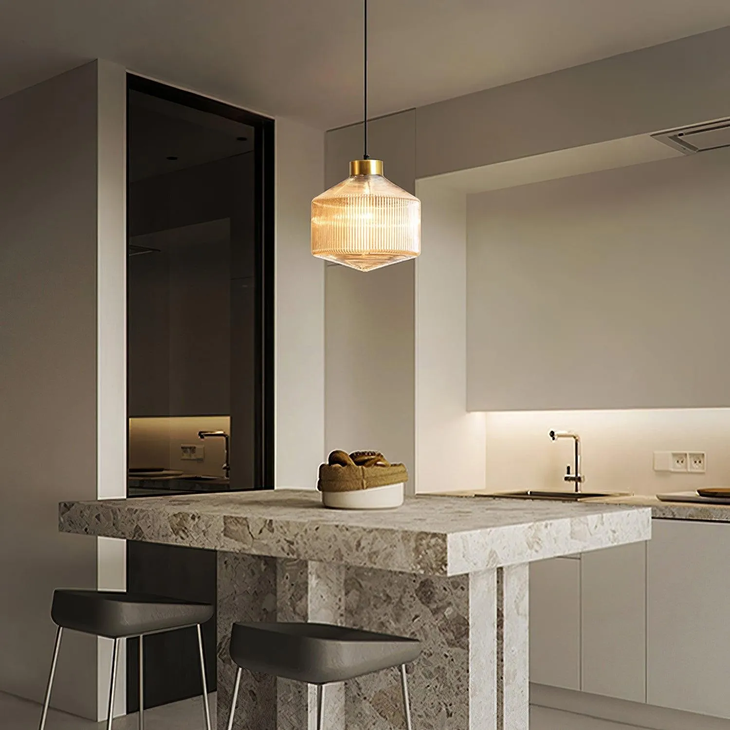Striped Spinning Top Pendant Light KL665