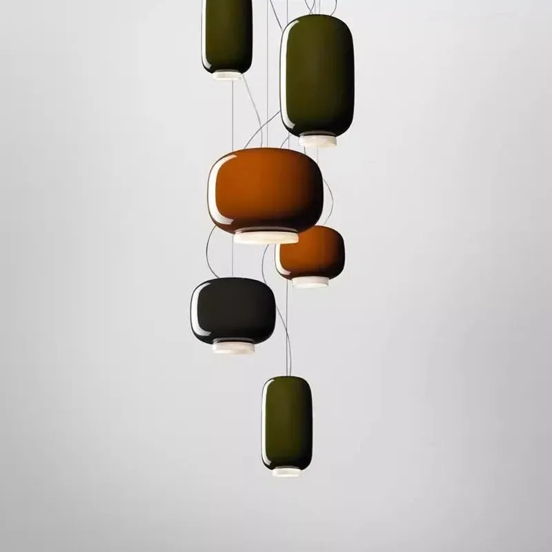 Chouchin Suspension Modern LED Glass Pendant Lamp D949