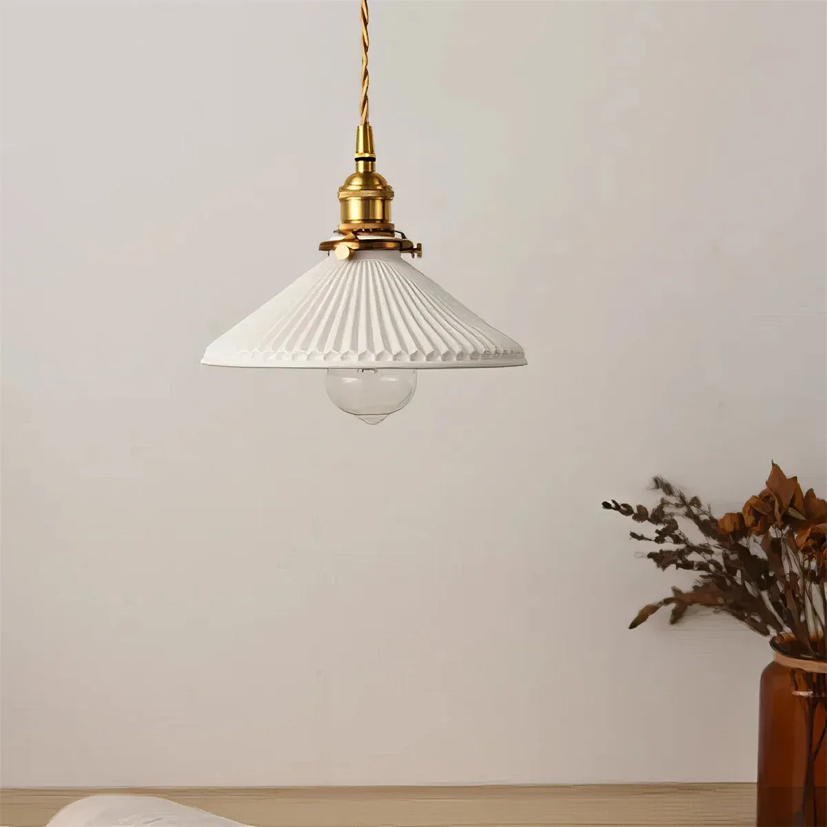 Modern Pleated Light