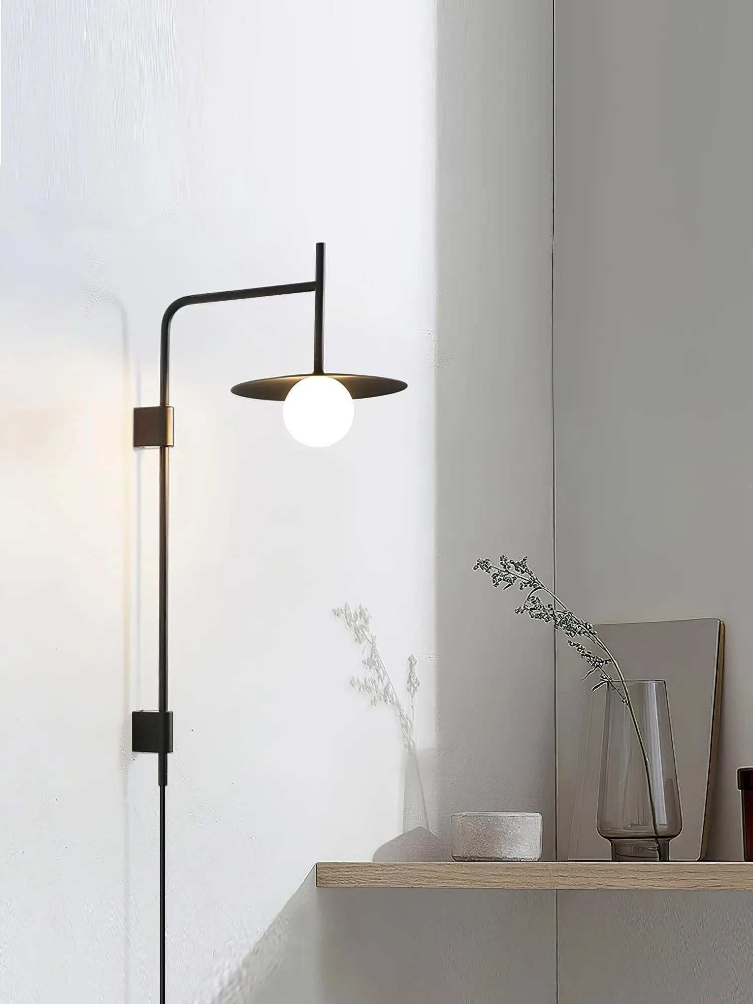 Nordic Swing Arm Wall Lamp for Living Room KL831