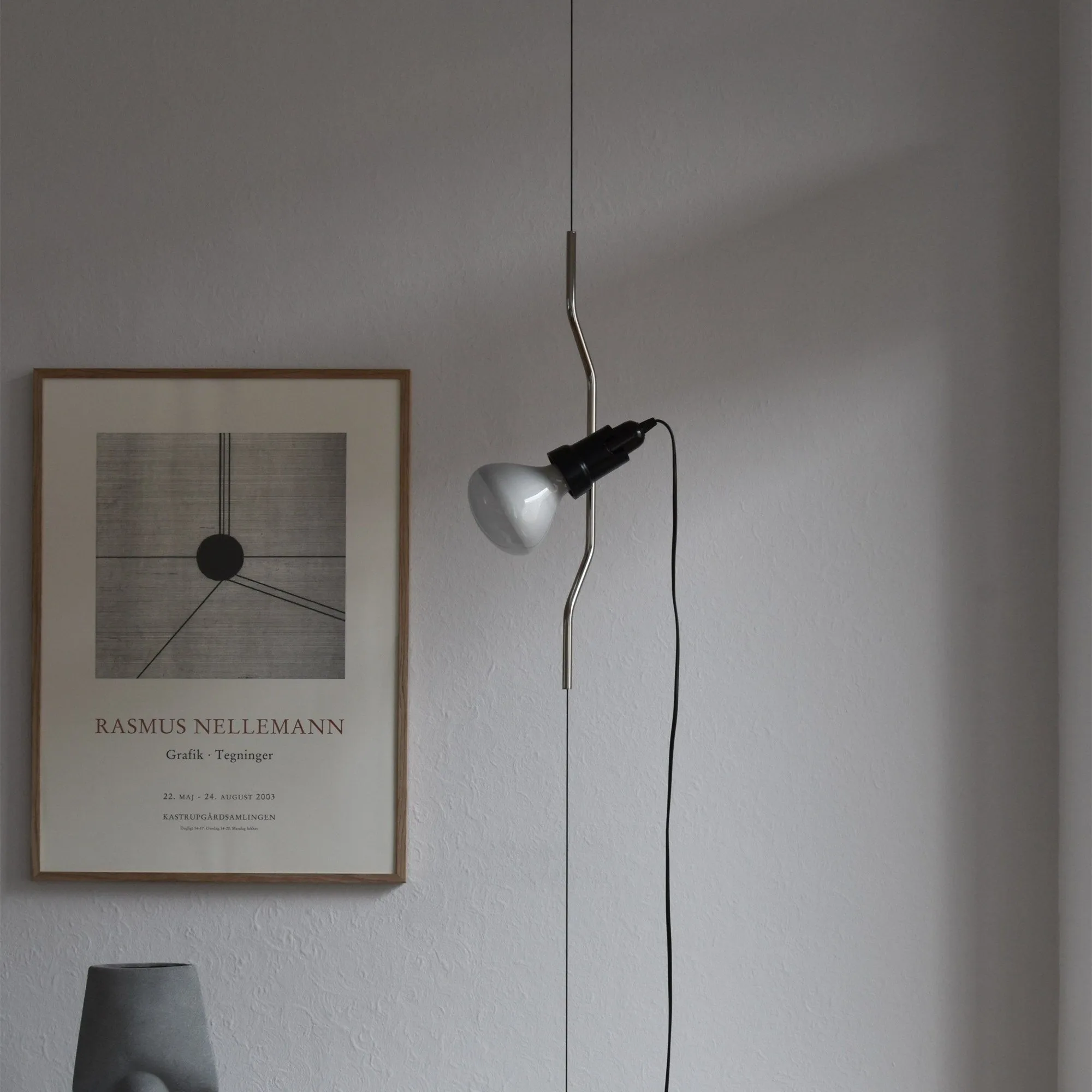 Parentesi Ceiling Lamp - Modern Adjustable Metal Pendant Light for Bedrooms