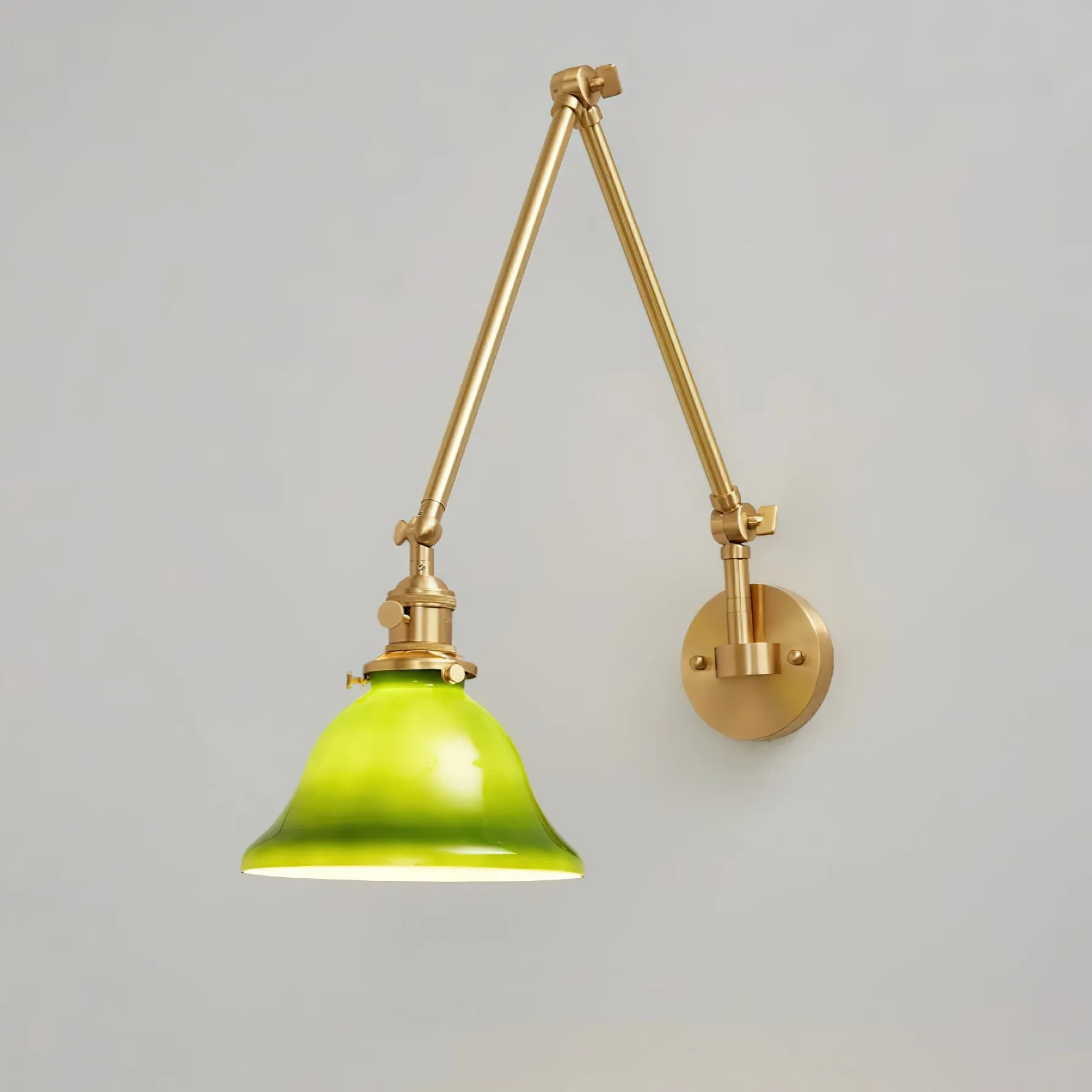 Personalized Green Bell-Shaped Wall Lamp KL409