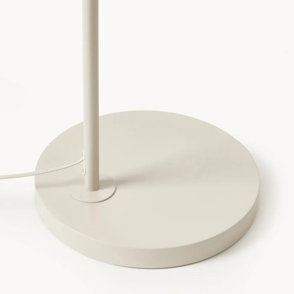 Lumifil Arc Floor Lamp Textile Mesh Shade - Metal Stand for Soft Ambient Living Room Lighting KL1730