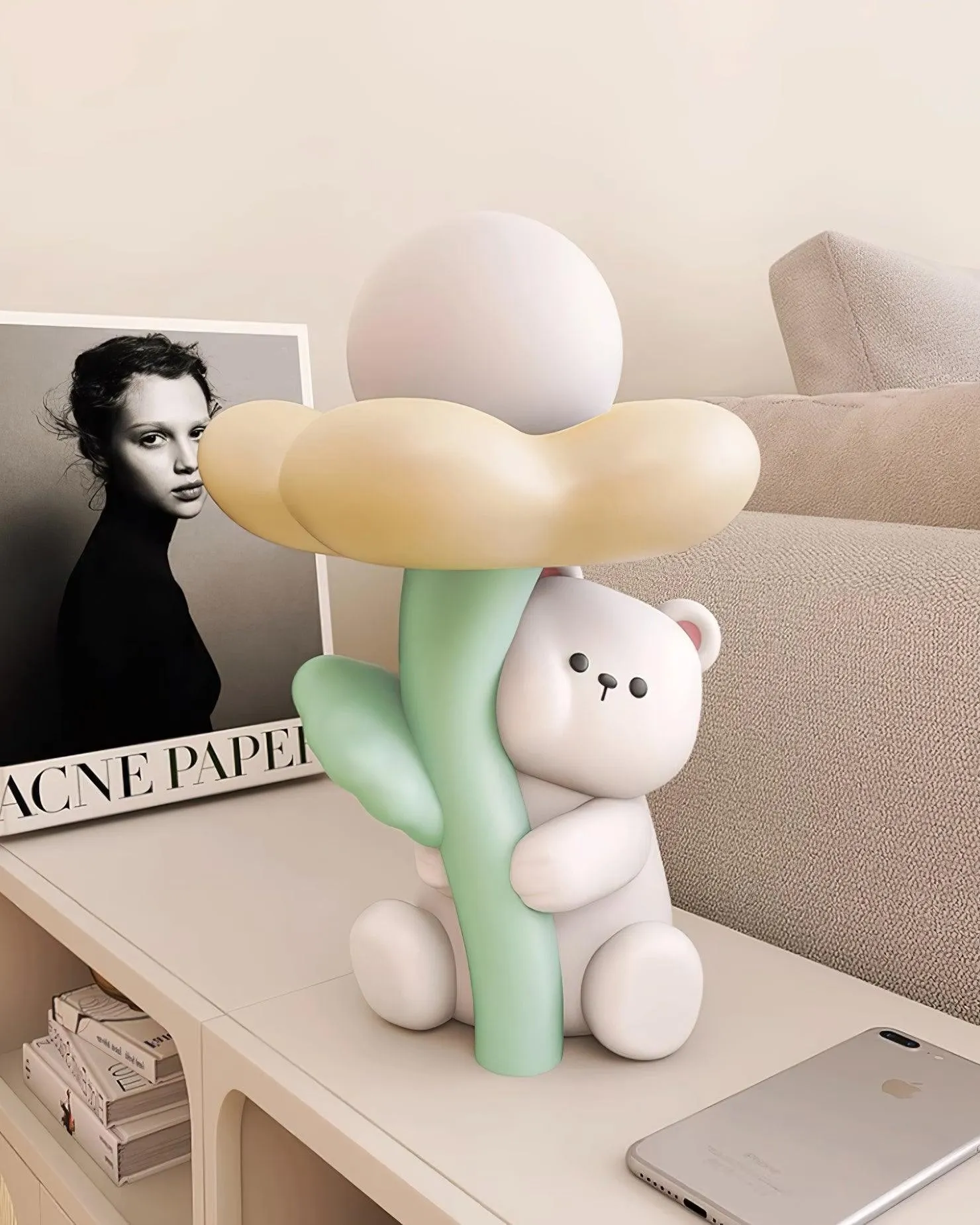 Cute Bear Resin Table Lamp KL821