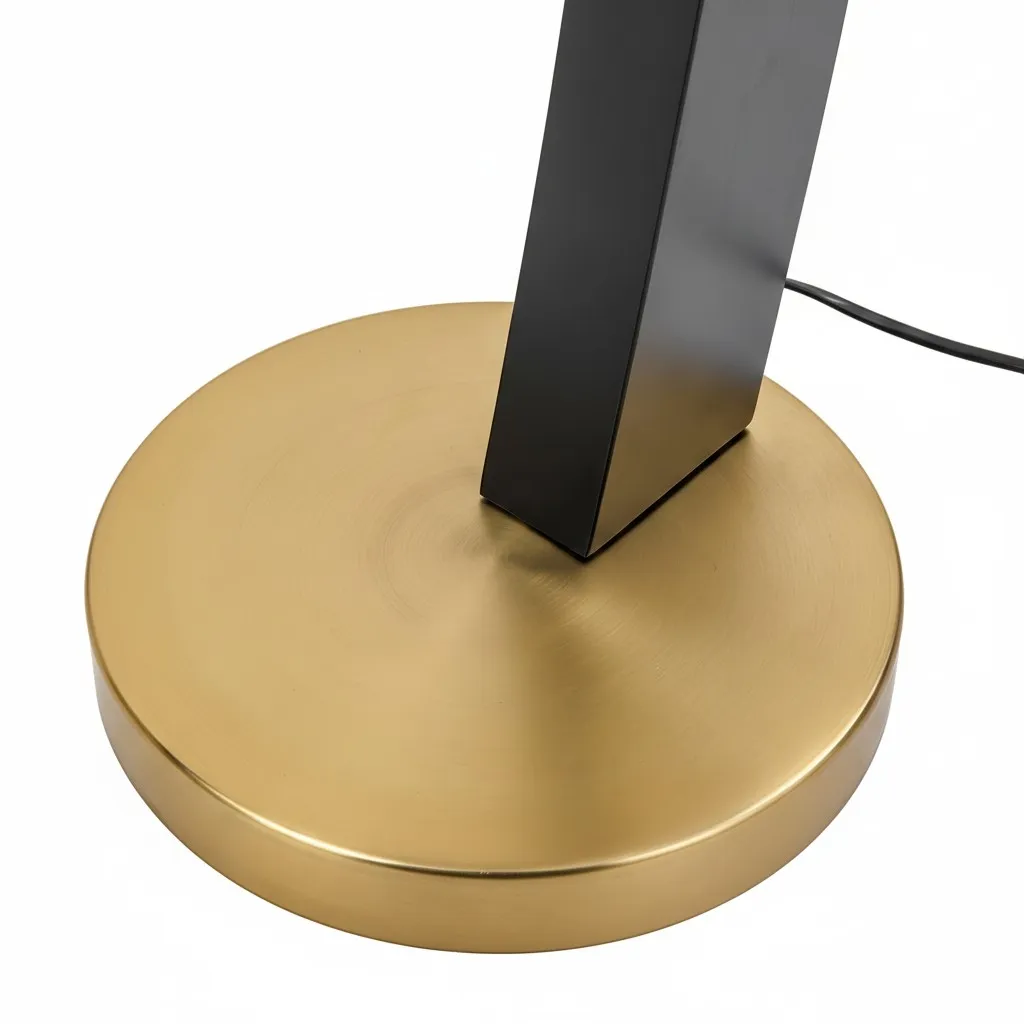 AstraLoop Modern Arc Fabric Floor Lamp - Elegant Sleek Curved Metal Design for Interiors KL2291