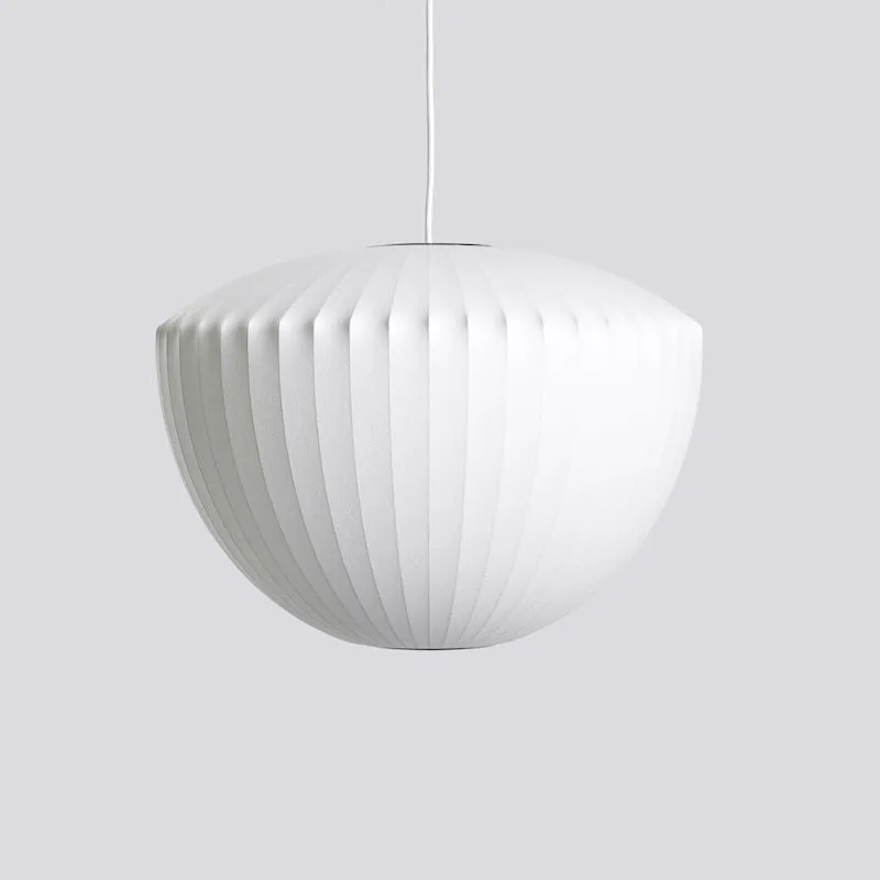 Nelson Bubble White Pendant Light - Modern Minimalist Pendant Light for Living Room