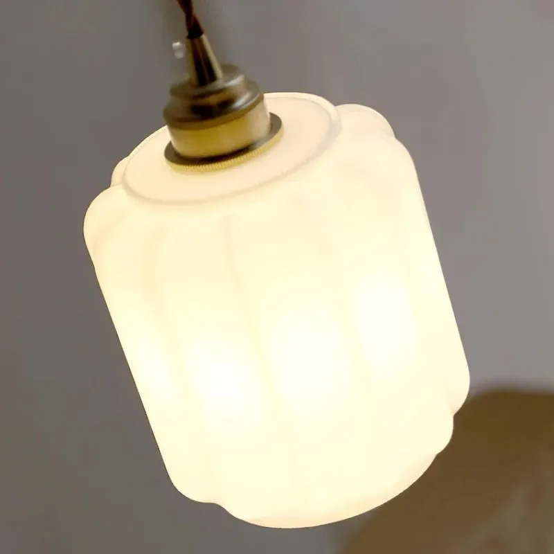 Glassora Creative Glass Lantern Pendant Lamp - Stylish Hanging Light for Kitchen or Bedroom KL2211