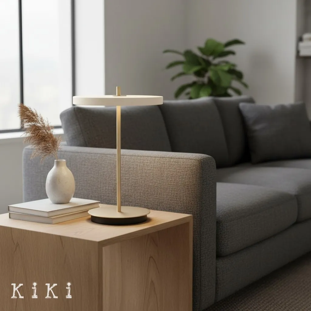 Astris Modern Minimalist Metal Table Lamp for Living Room and Office KL2142