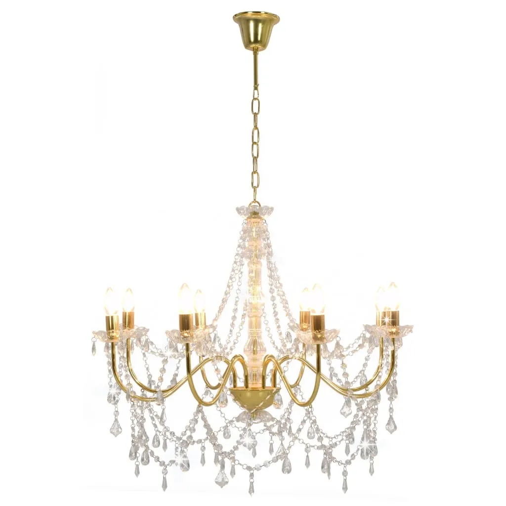 Vintage Beaded Chandelier