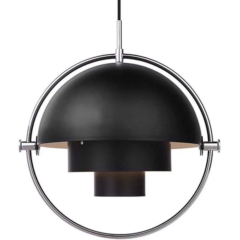 Multi-Lite Pendant Light - Layered Metal Pendant Lamp For Kitchen Island