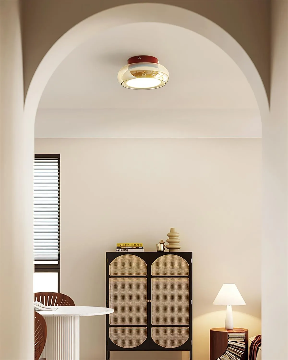 Atmospheric Simple Double Disc Ceiling Light KL631
