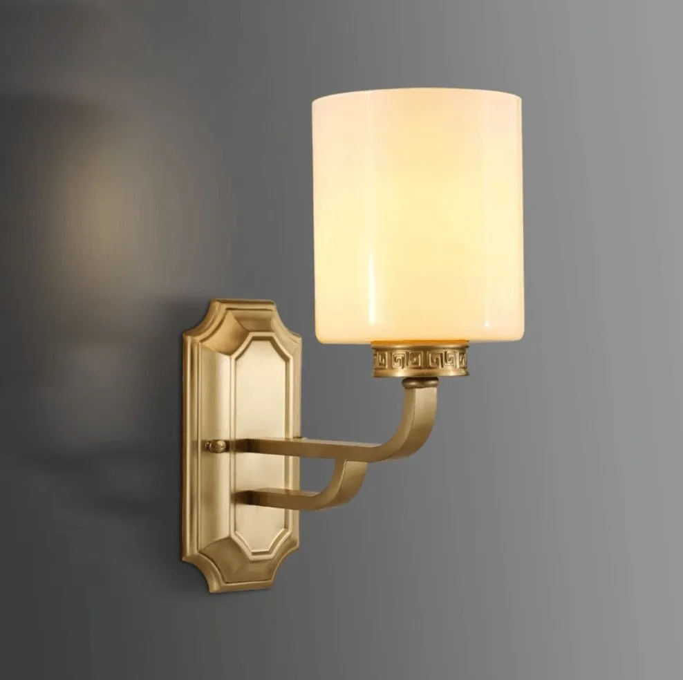 Nordic Copper Retro Wall Lamp KL414